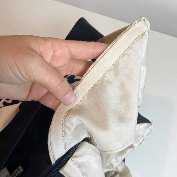 Robert Rodriguez Scroll Diamond Box Pleat Fit & Flare Dress 8 Cutout Sleeveless - Picture 8 of 10